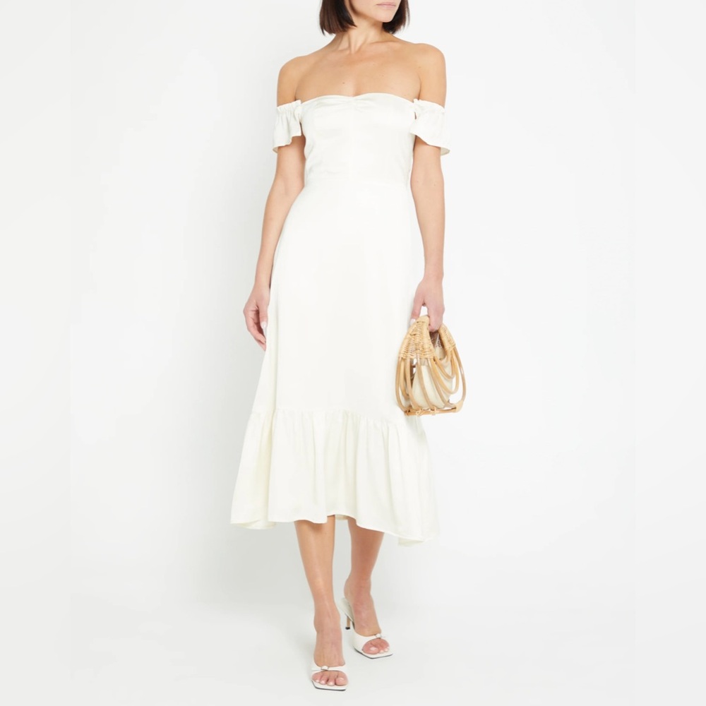 Few Moda o.p.t Maria Dress Off-Shoulder White Dress